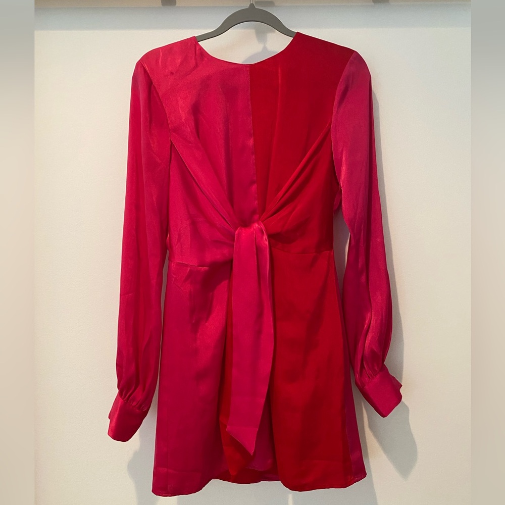 House of Harlow 1960 x Revolve Lotta Dress in Fuschia, size M